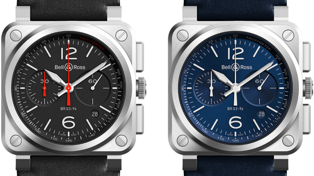 Bell & Ross Blue and Black Steel