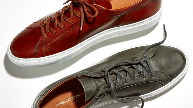 Barneys hand burnished Common Projects Achilles