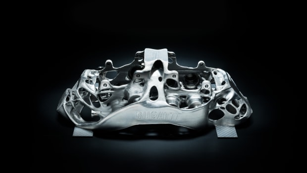 Bugatti 3D-printed brake caliper