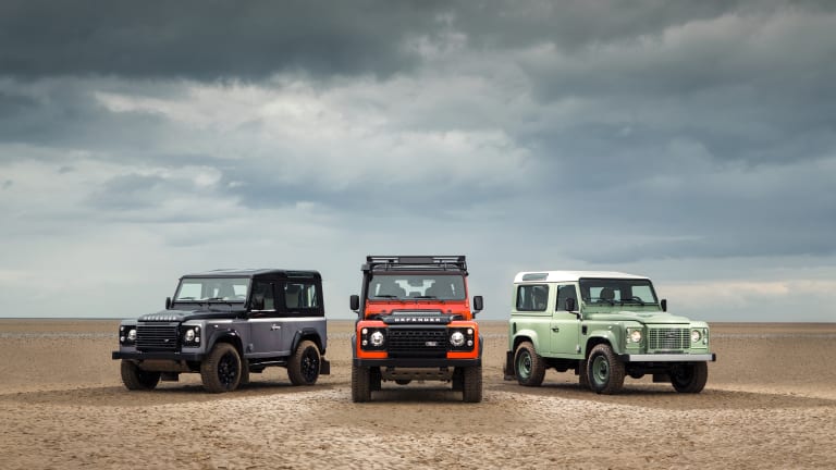 Land Rover launches a limited edition trio of Defenders for its final production year