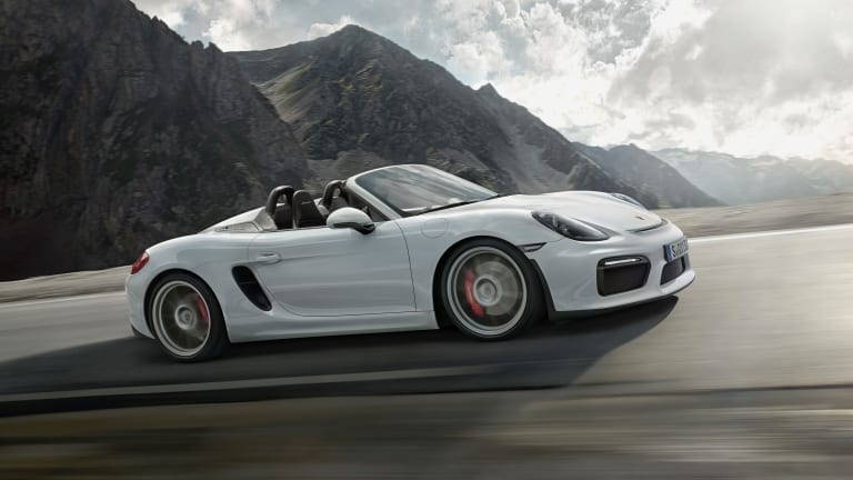 The 2016 Porsche Boxster Spyder