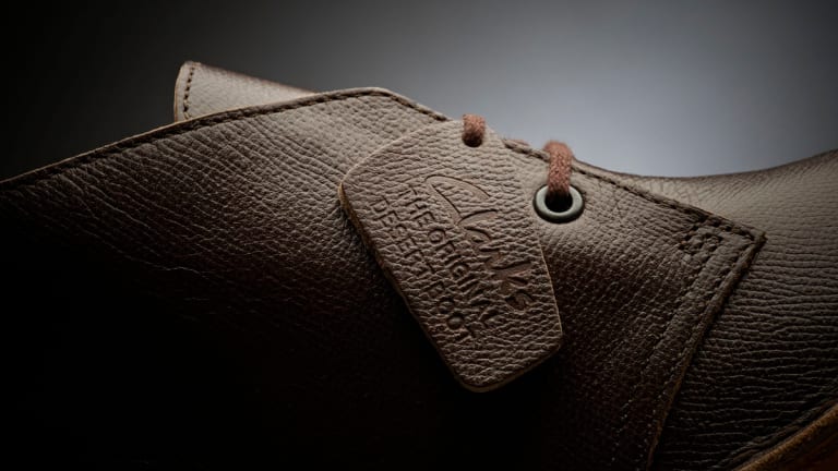 A couple of Clarks' crepe-soled favorites get the leather treatment