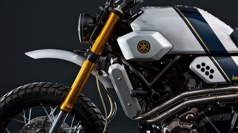 Bunker Custom Motorcycles builds a Tracker-style Yamaha XSR700