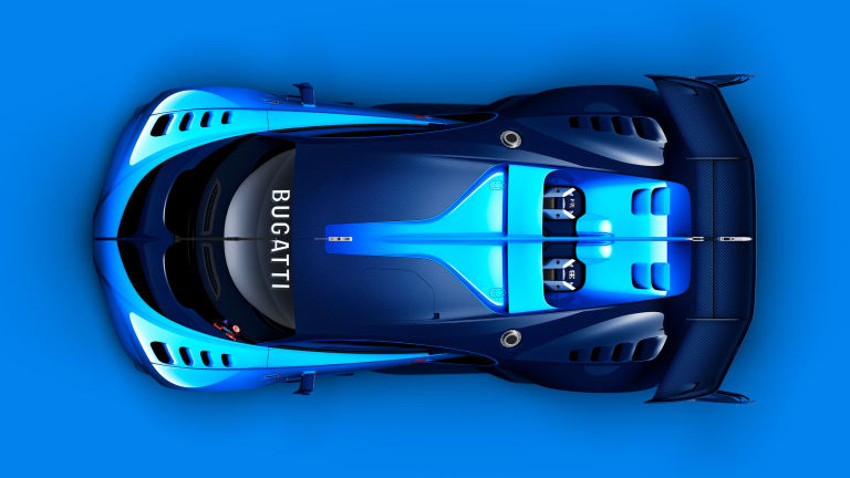 The Bugatti Vision Grand Turismo previews what may lie ahead for the Veyron replacement