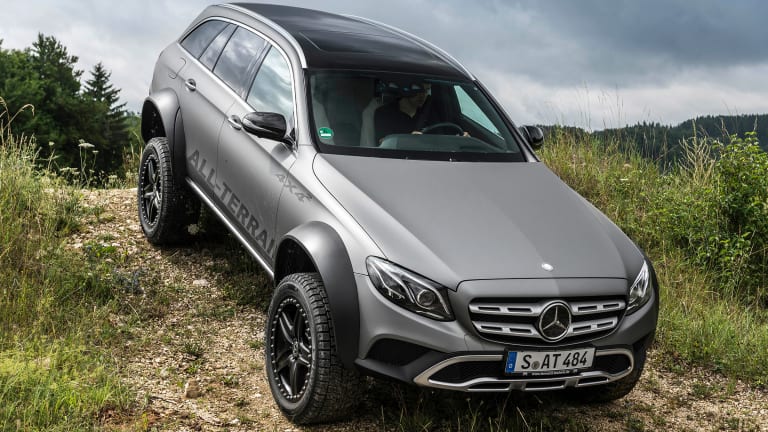 The E-Class All Terrain 4x4² is the ultimate off-road luxury wagon
