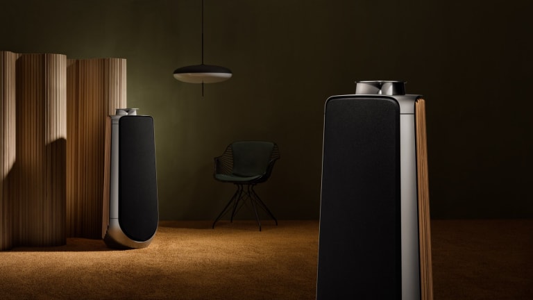 Bang & Olufsen's BeoLab 50 is a 2,100 watt tower of audio firepower
