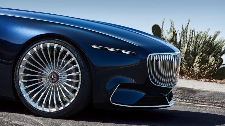 Mercedes' gargantuan Maybach concept gets a cabriolet variant