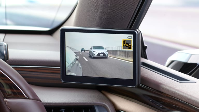 Lexus brings the world's first digital outer mirror to the new ES