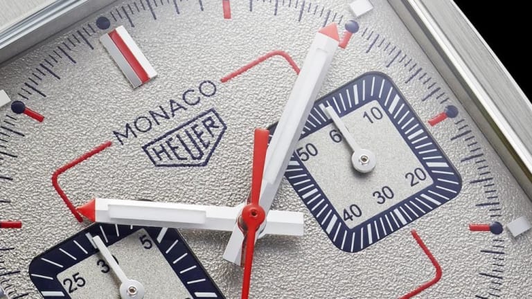 90s video games inspire the latest release from the Tag Heuer Monaco's 50th anniversary collection