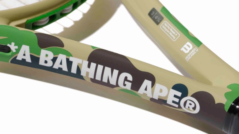 BAPE and Wilson team up on the streetwear brand's first-ever tennis capsule