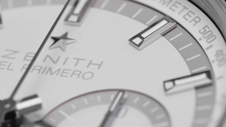 Zenith and Collective give the El Primero a new look with an all-white dial