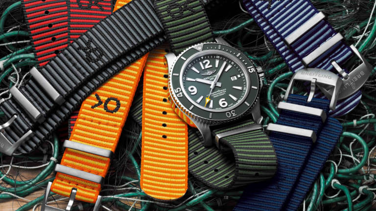 Breitling launches a new Superocean with Outerknown and a range of ECONYL straps