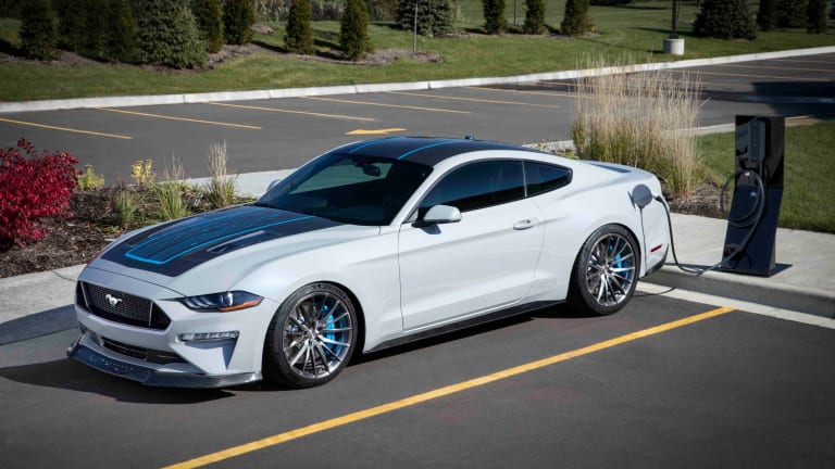 Webasto and Ford unveil the all-electric Mustang Lithium