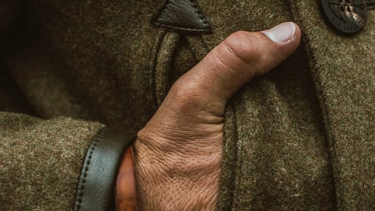 Taylor Stitch's burly new peacoat takes on the winter with 24-oz. of British wool