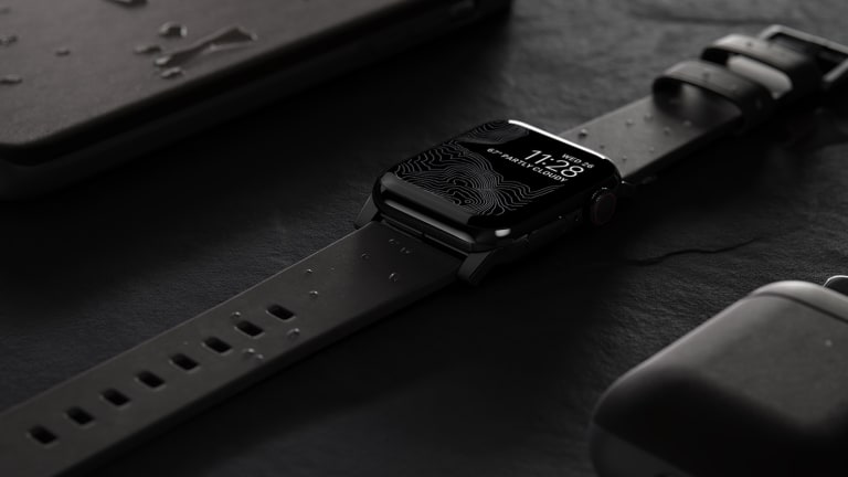 Nomad's new leather Apple Watch strap isn't afraid to get a little wet