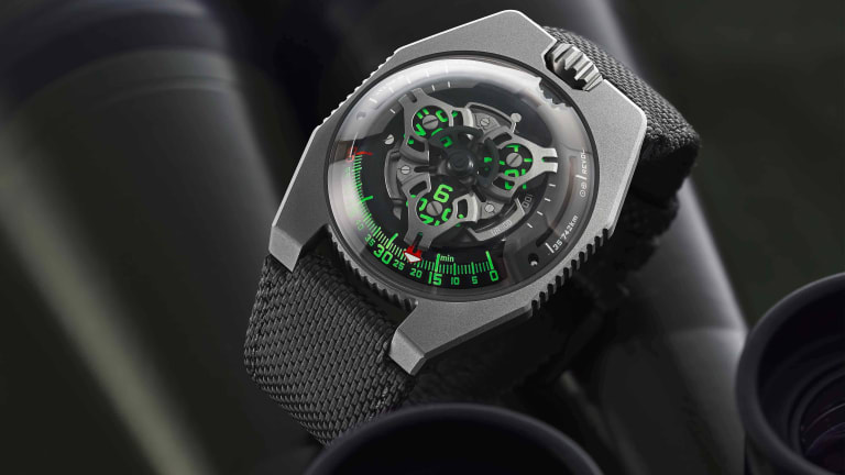 Urwerk adds a new "GunMetal" finish to the UR-100