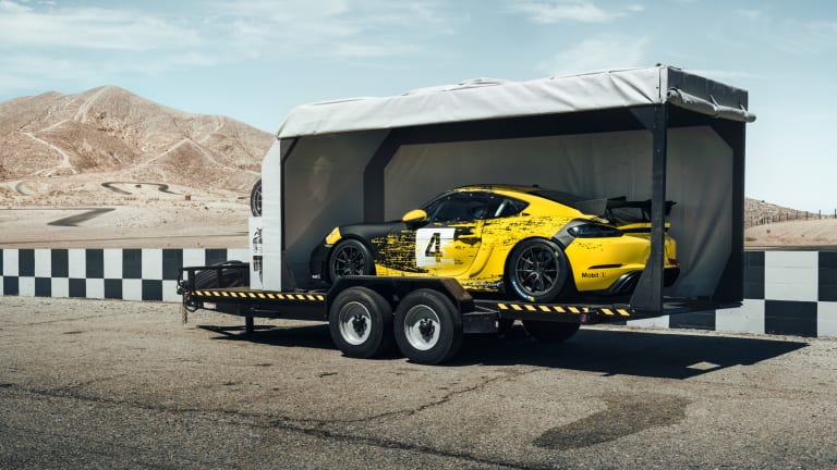 Porsche's new 718 Cayman GT4 Clubsport is the first to use natural-fiber composite material