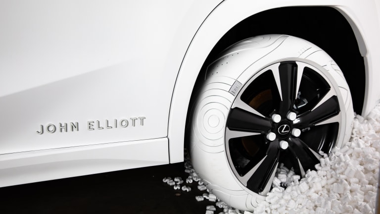 John Elliott designs an Air Force 1-inspired tire for the Lexus UX