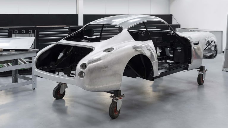 Aston Martin completes its first DB4 GT Zagato Continuation body