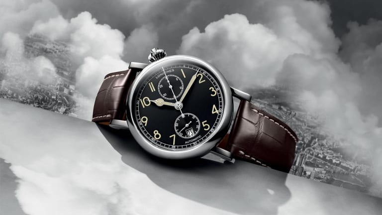 Longines updates the Avigation Watch Type A-7 1935 with a new black dial