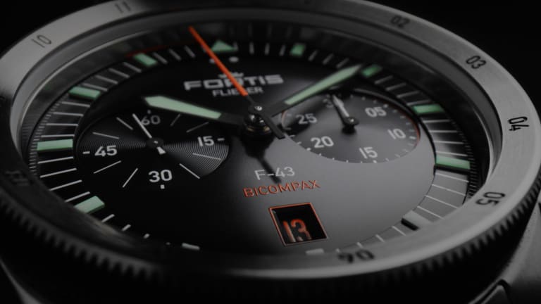Fortis reveals its latest pilot watch, the Flieger F-43 Bicompax