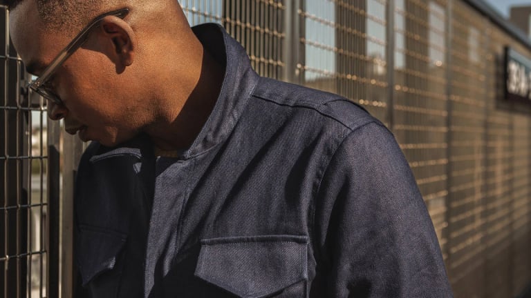 Taylor Stitch and Alpha Industries team up on an indigo version of the M-51