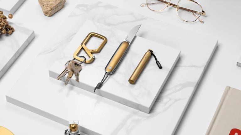 The James Brand adds a brass finish to its EDC collection