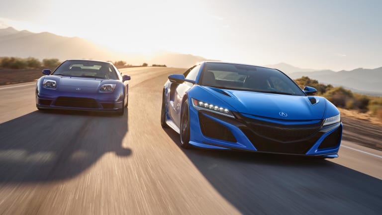 Acura adds Long Beach Blue to its heritage-inspired paint collection for the NSX