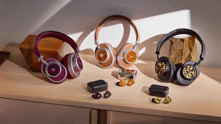 Oliver Peoples brings its luxurious acetate to Master & Dynamic's headphones