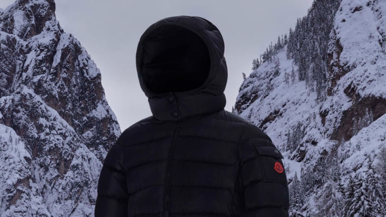 Moncler's latest collection of down jackets are designed with sustainability in mind