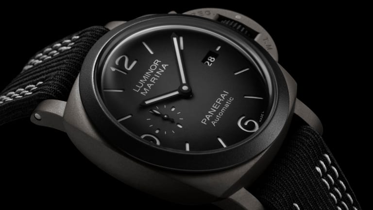 Panerai releases a new Luminor Marina inspired by champion free diver Guillaume Néry