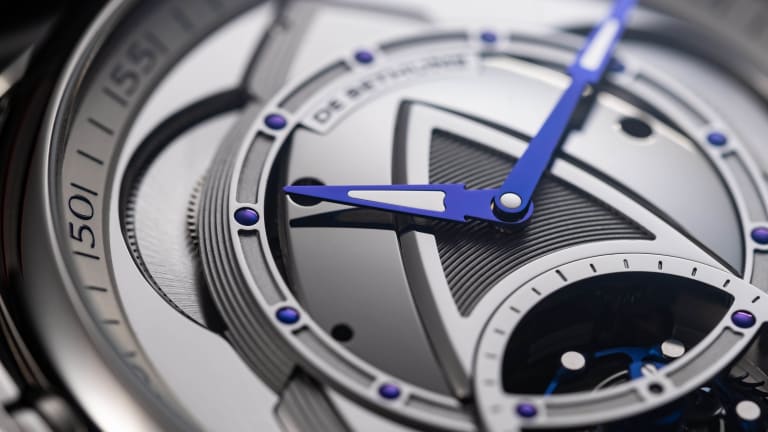 De Bethune's DB Kind of Two Tourbillon features a reversible watch face