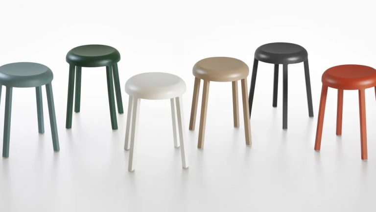 Naoto Fukusawa designs a new recycled aluminum stool for Emeco