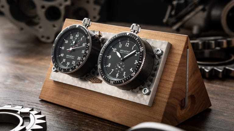 Jaguar and Bremont celebrate the E-type's 60th anniversary with a limited edition watch and rally timer