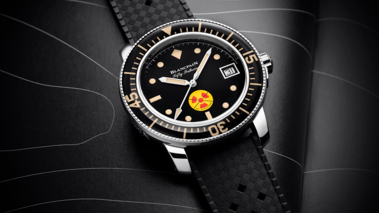 Blancpain brings back a classic dive watch with the Fifty Fathoms No Rad