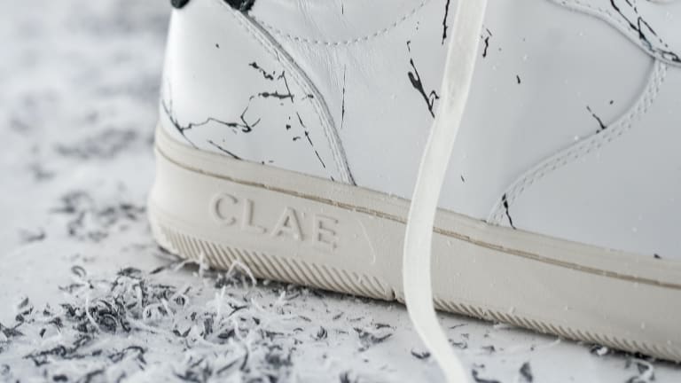 Son of Cobra brings its marbleized graphics to Clae's latest style, the Malone