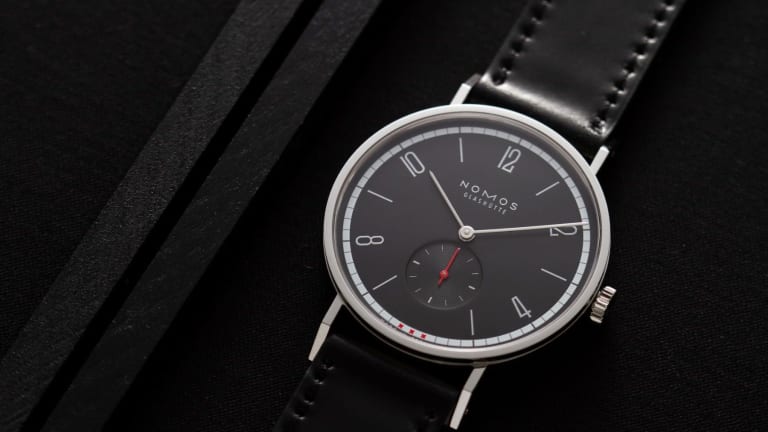 Ace Jewelers celebrates its 45th anniversary with Nomos' most famous watch, the Tangente