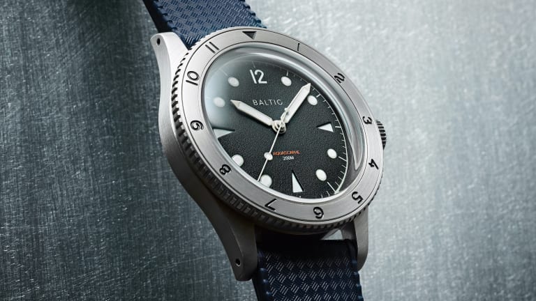 Baltic releases a new Aquascaphe with a 12-hour steel bezel