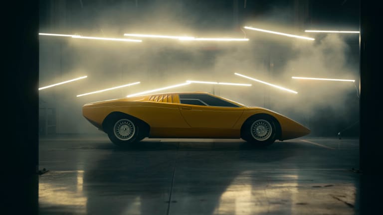 Lamborghini Polo Storico reveals the reconstruction of the first Lamborghini Countach