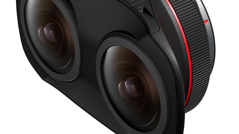 Canon launches a dual fisheye lens for shooting VR content