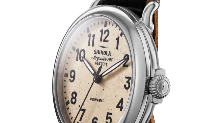 Shinola introduces a new collection of watches with Pewabic clay dials