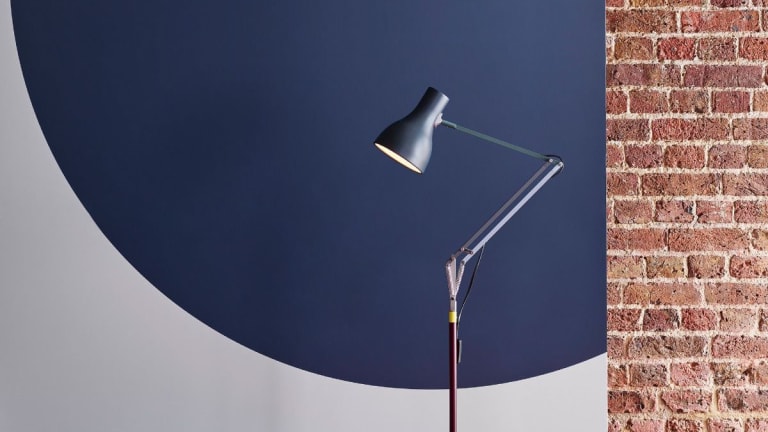 Anglepoise releases a floor lamp version of their Type 75 collaboration with Paul Smith