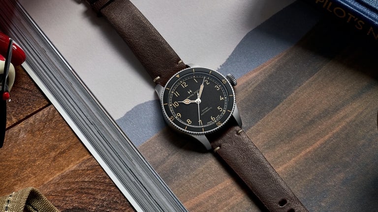 Hamilton revives its WW2-era Model 23 pocket watch design with the Pilot Pioneer Automatic