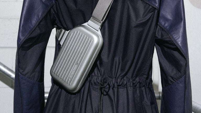 Rimowa's Aluminum Sling Clutch liberates your exploding pockets