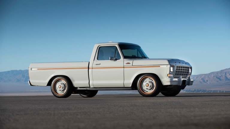 Ford's F-100 Eluminator showcases what's possible with the company's new EV Crate motor