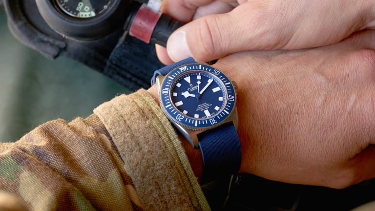 Tudor and the Marine nationale collaborate on a new dive watch, the Pelagos FXD