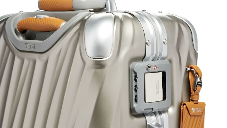 Tumi launches a new carry-on with a titanium shell