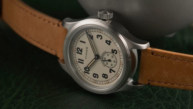 Timor's latest watch is inspired by the Army Trade Pattern watches from the late '30s
