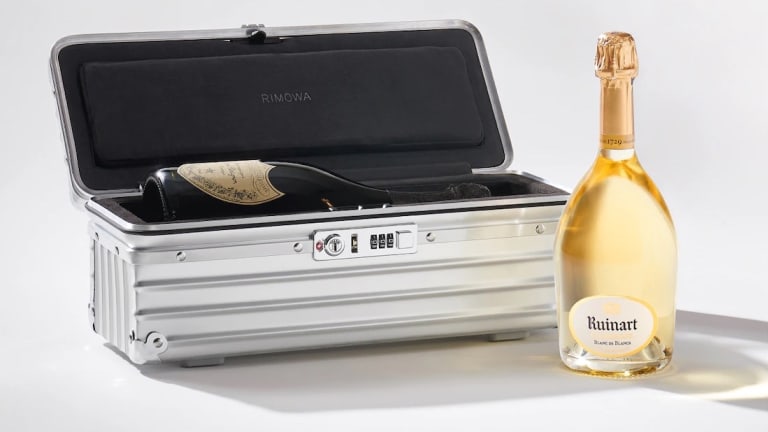 Rimowa brings back its aluminum champagne case