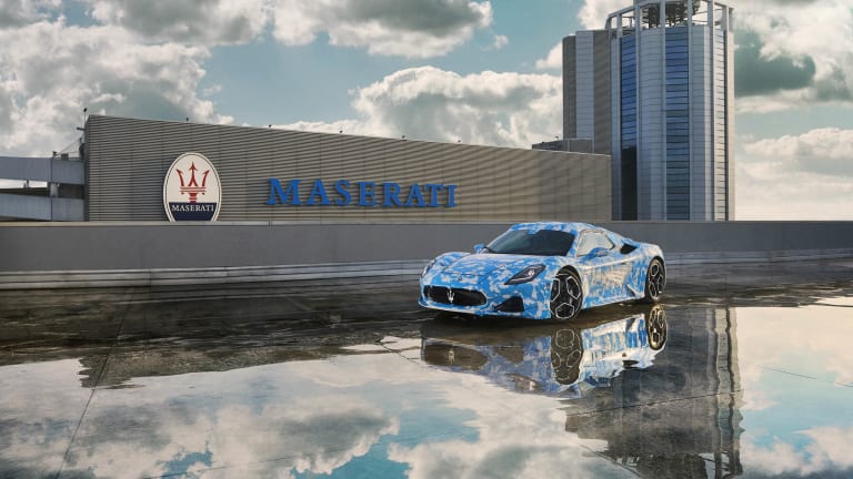 Maserati previews the upcoming MC20 convertible